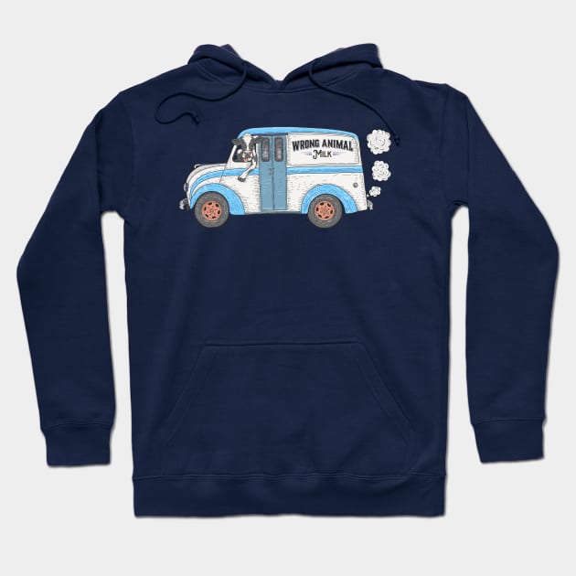 Milk Truck Wrong Animal Hoodie by Wrong Animal